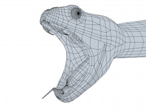 puff adder 3D Model