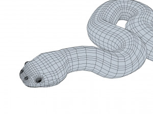 puff adder 3D Model