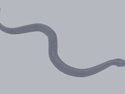 Bismarck Ringed Python - Animated 3D 模型