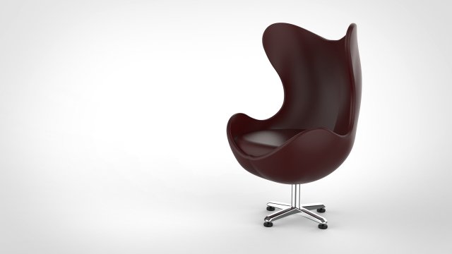 egg chair Model 3D .c4d .max .obj .3ds .fbx .stl .blend 