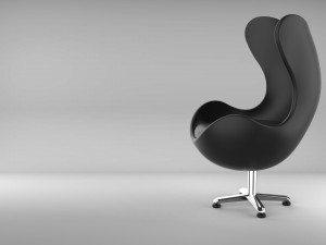 egg chair Model 3D