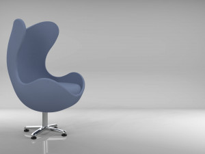 egg chair Model 3D