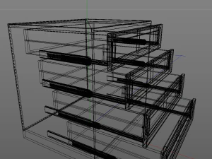 custom-made furniture - chest of drawers 3D Model