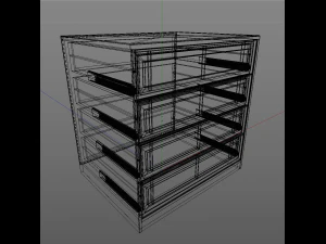 custom-made furniture - chest of drawers 3D Model