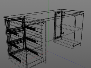 custom-made furniture - table 3D Model