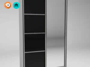 m&oacute;veis sob medida - arm&aacute;rio Modelo 3D