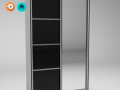 custom-made furniture - cupboard 3D-Modell