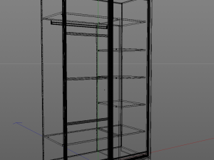 custom-made furniture - cupboard Modello 3D