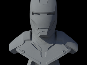 iron man mark iii bust 3D 모델