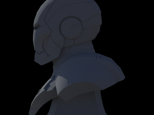 iron man mark iii bust Modello 3D