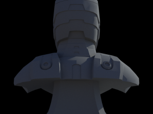 iron man mark iii bust Modello 3D