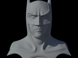 tim burton batman 1989 bust 3D 모델