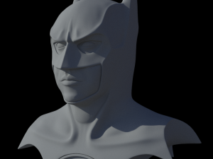 tim burton batman 1989 bust 3D मॉडल
