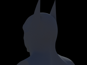 tim burton batman 1989 bust 3D मॉडल
