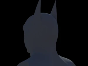 tim burton batman 1989 bust 3D Model