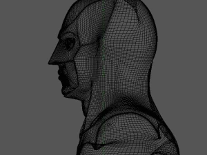 tim burton batman 1989 bust 3D Model