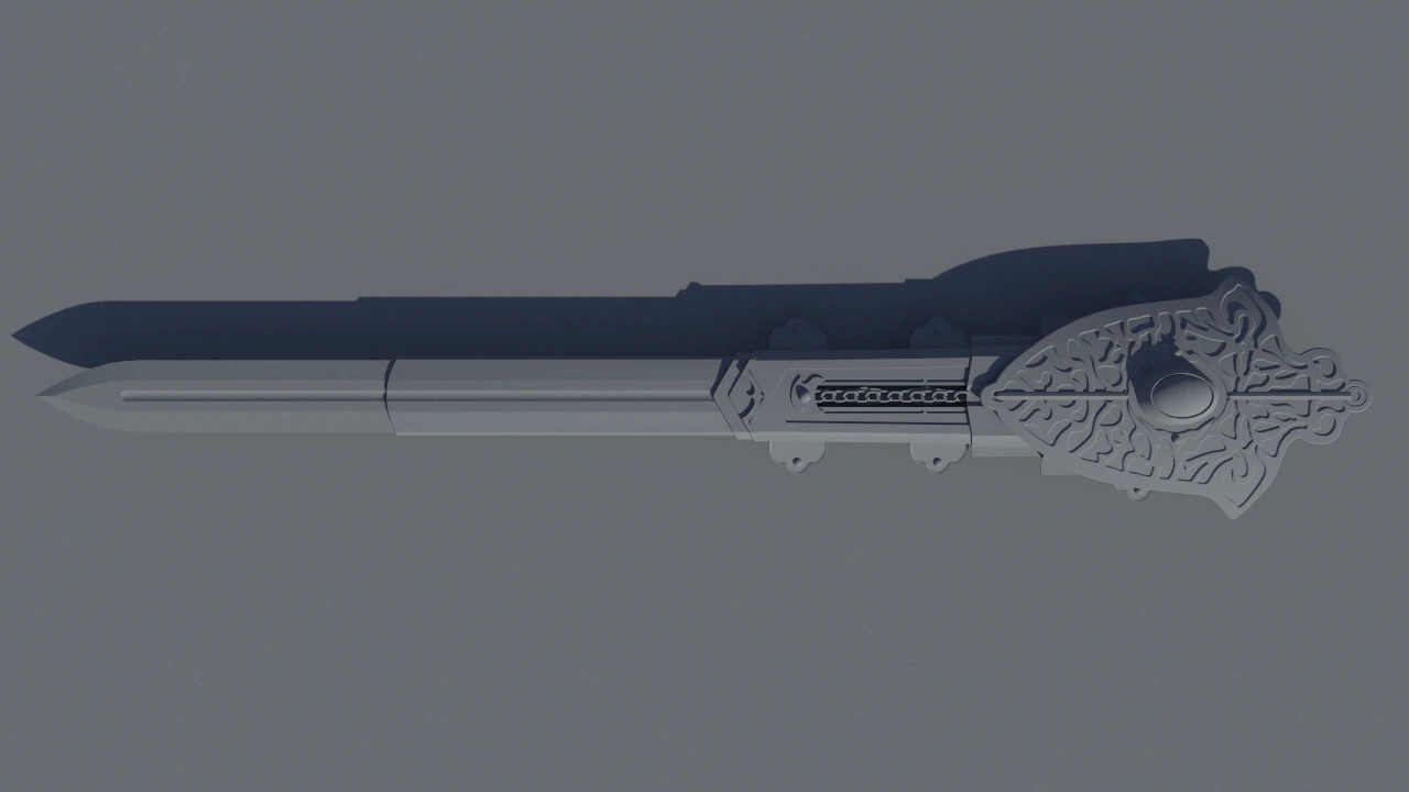 Hidden-blade assassins creed valhalla 3D Print Model .c4d .max .obj .3ds .fbx .stl .blend 