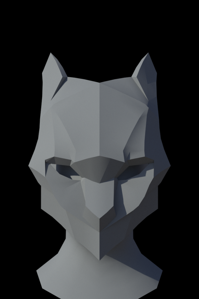 custom made animal mask and helmet 3D Model .c4d .max .obj .3ds .fbx .stl .blend 