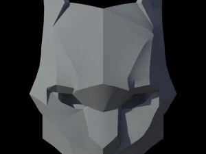 op maat gemaakt dierenmasker en helm 3D Model