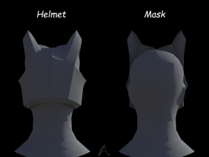 custom made animal mask and helmet 3D Model