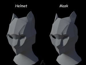 custom made animal mask and helmet 3D Model