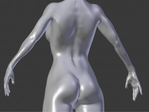 fitness girl obj stl 3Dモデル