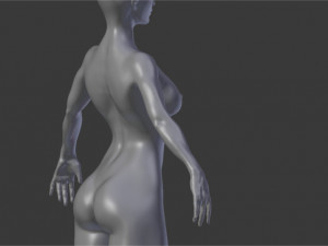 fitness girl obj stl Modèle 3D