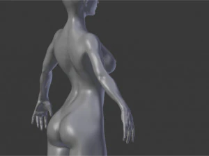 fitness girl stl obj 3D Print Model