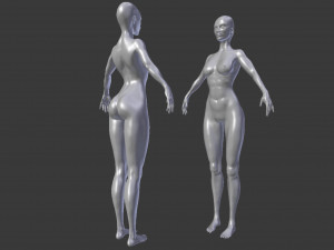 fitness girl stl obj Modèles 3D en vedette
