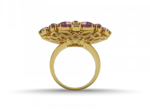 Ring Fusion Flowers Full - Jewelry 3D - AN-01 3D Druckmodell