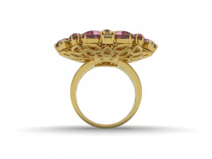 Ring Fusion Flowers Full - Jewelry 3D - AN-01 3D Print Model