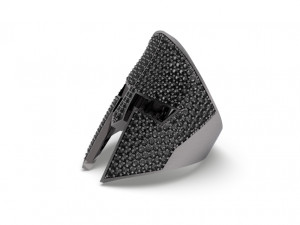 Spartan helmet Ring - Jewelry 3D - AN-513 3D प्रिंट मॉडल