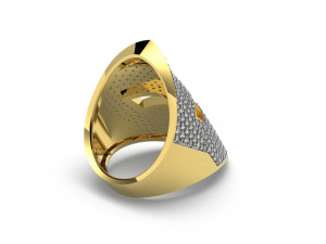 Spartan helmet Ring - Jewelry 3D - AN-513 3D प्रिंट मॉडल