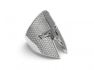 Spartan helmet Ring - Jewelry 3D - AN-513 3D प्रिंट मॉडल