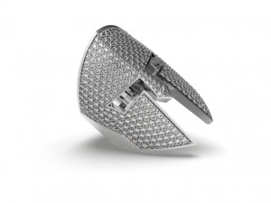 Spartan helmet Ring - Jewelry 3D - AN-513 3D प्रिंट मॉडल