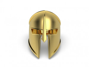 Spartan helmet Ring - Jewelry 3D - AN-516 Modelo de impresión 3D