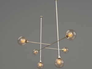 modern ceiling light 3D Модель