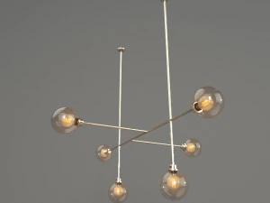 modern ceiling light 3D Model