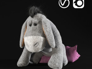 eeyore toy 3D मॉडल