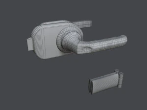 hoppe glass door 3D Model