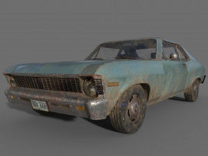 chevrolet nova 1969 3D 모델