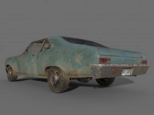 chevrolet nova 1969 Modelo 3D