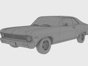 chevrolet nova 1969 Modelo 3D