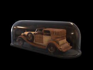 luxury cadillac car toy 3D Model