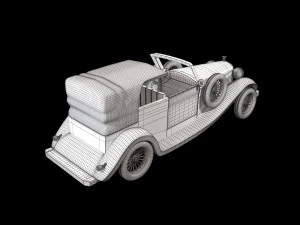luxury cadillac car toy 3D Model