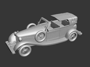 luxury cadillac car toy 3D Model