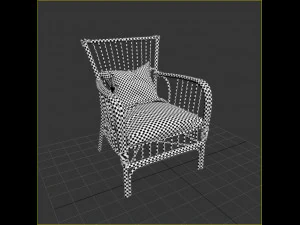 old wooden chair 3D Model
