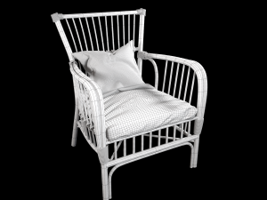 old wooden chair Modèle 3D