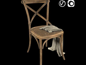 フランスのビストロチェア 3Dモデル