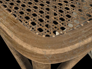 french bistro chair 3D Model